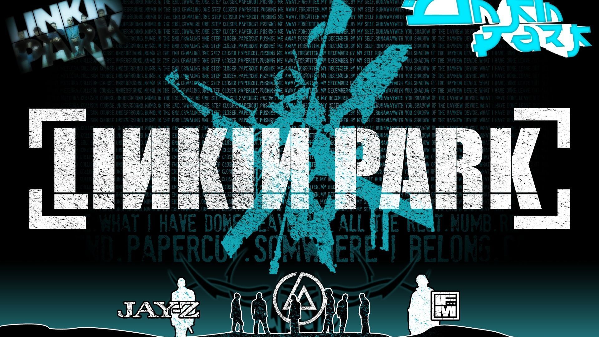 Download Wallpaper 1920x1080 Music, Logo, Linkin park, Lp Full HD