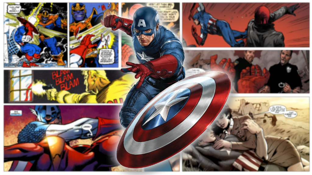 Captain America Comic Wallpaper by Maestro221 on DeviantArt
