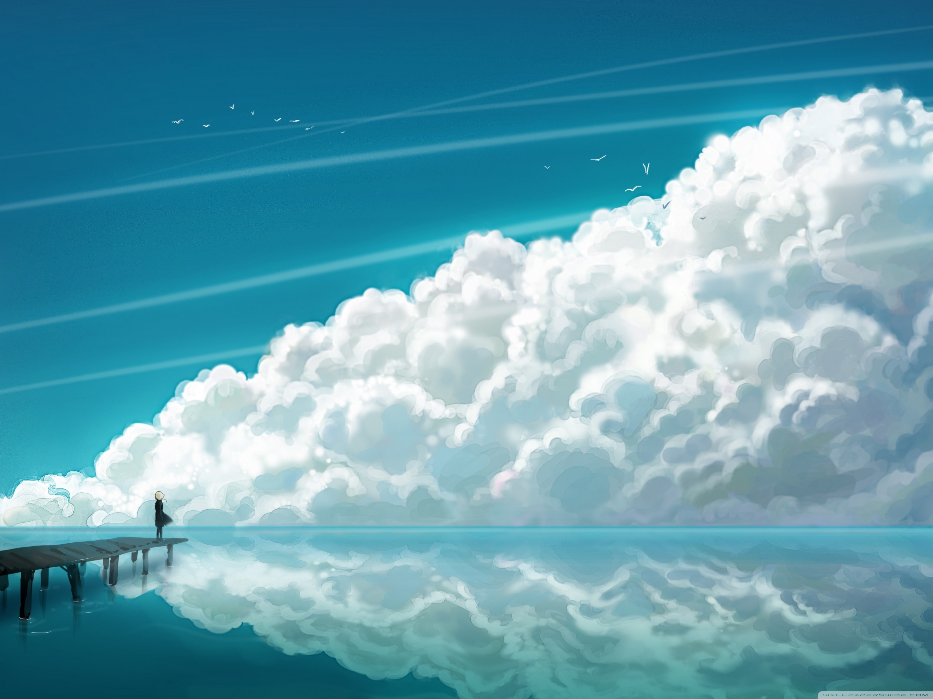 Sky Clouds HD desktop wallpaper High Definition Fullscreen