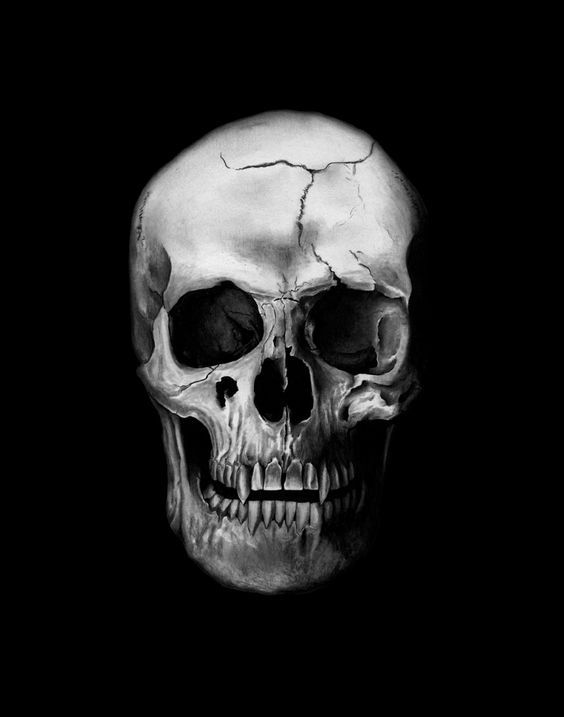wicked vampire skull love the details | Tattoos | Pinterest ...