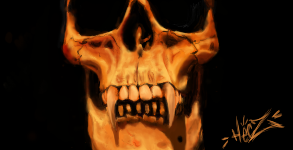 scary vampire skull wallpaper « imgshout.com