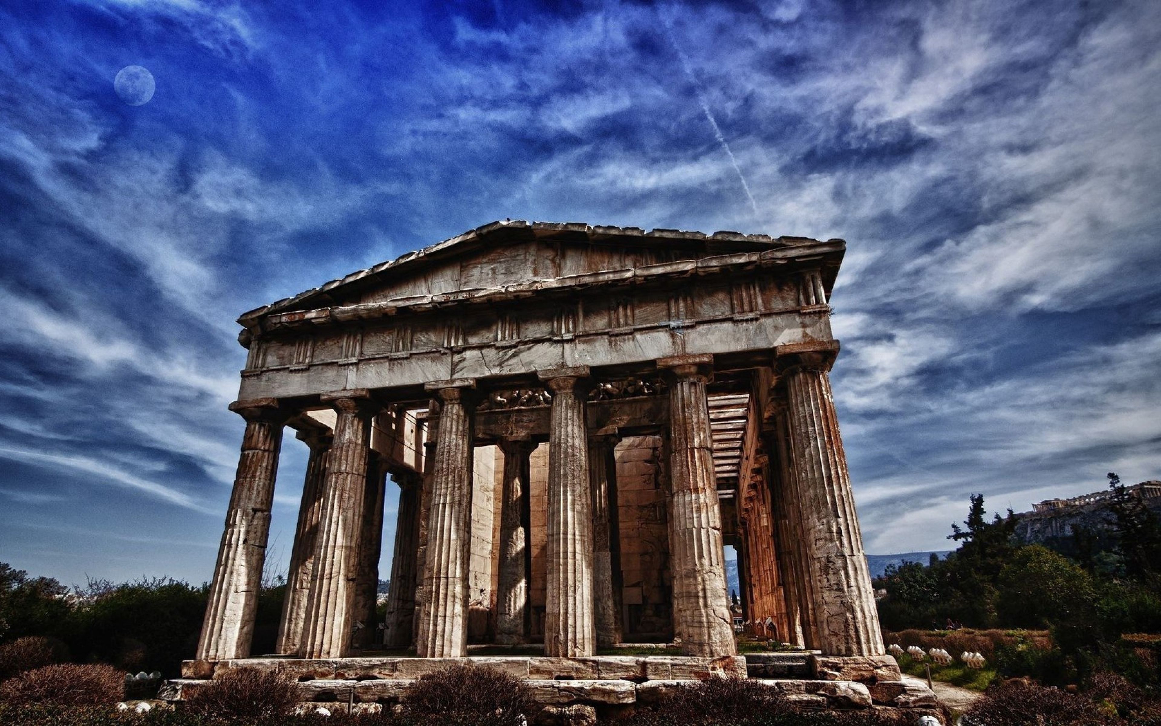Download Wallpaper 3840x2400 City, Athens, Parthenon, Landmark ...