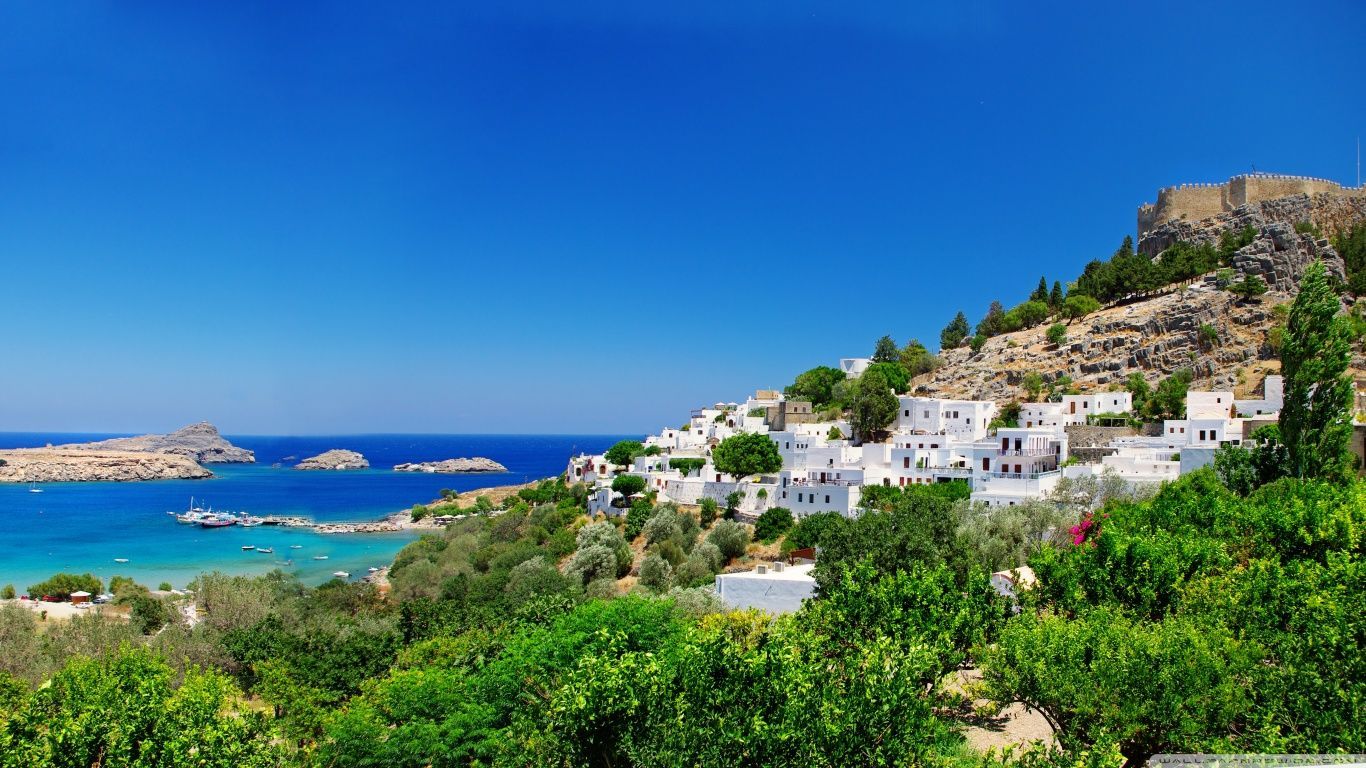 Greece Coast HD desktop wallpaper : High Definition : Fullscreen ...