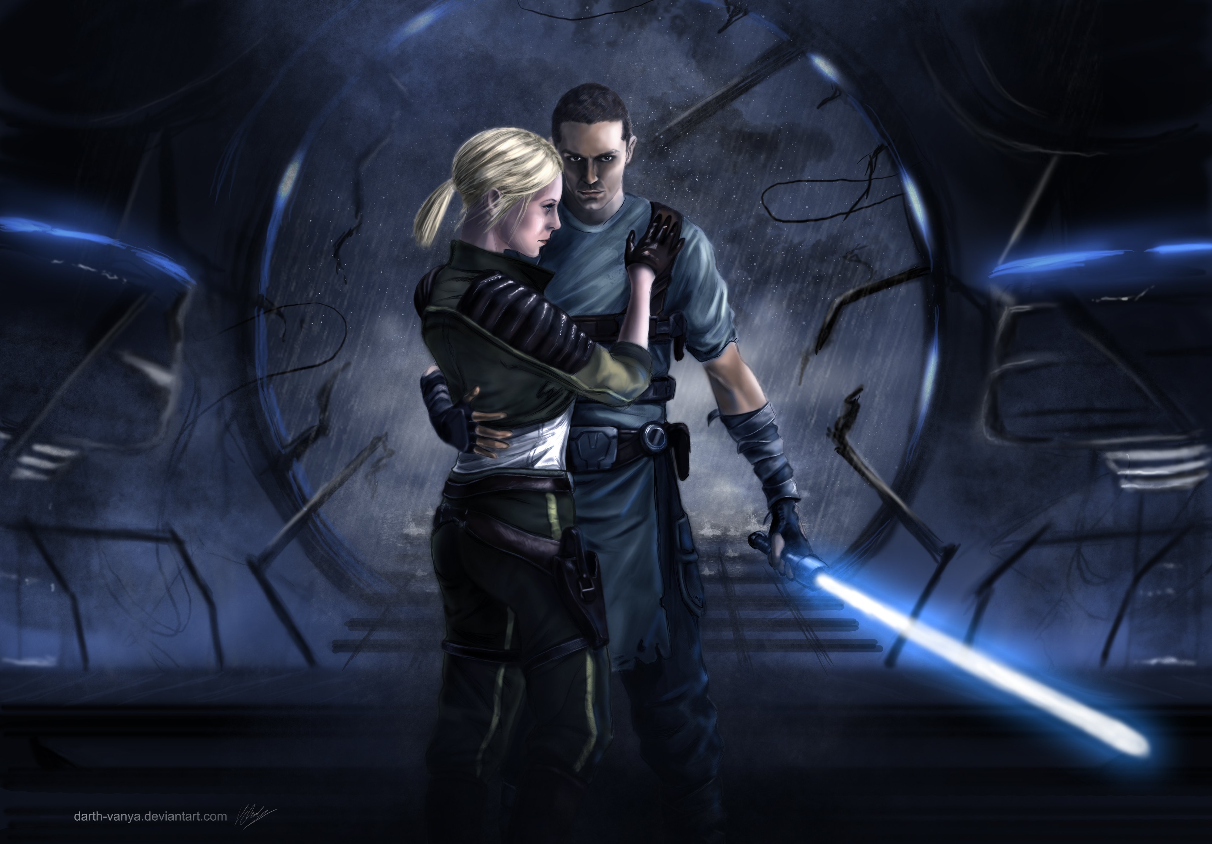 STAR WARS Force Unleashed sci-fi futuristic action fighting ...