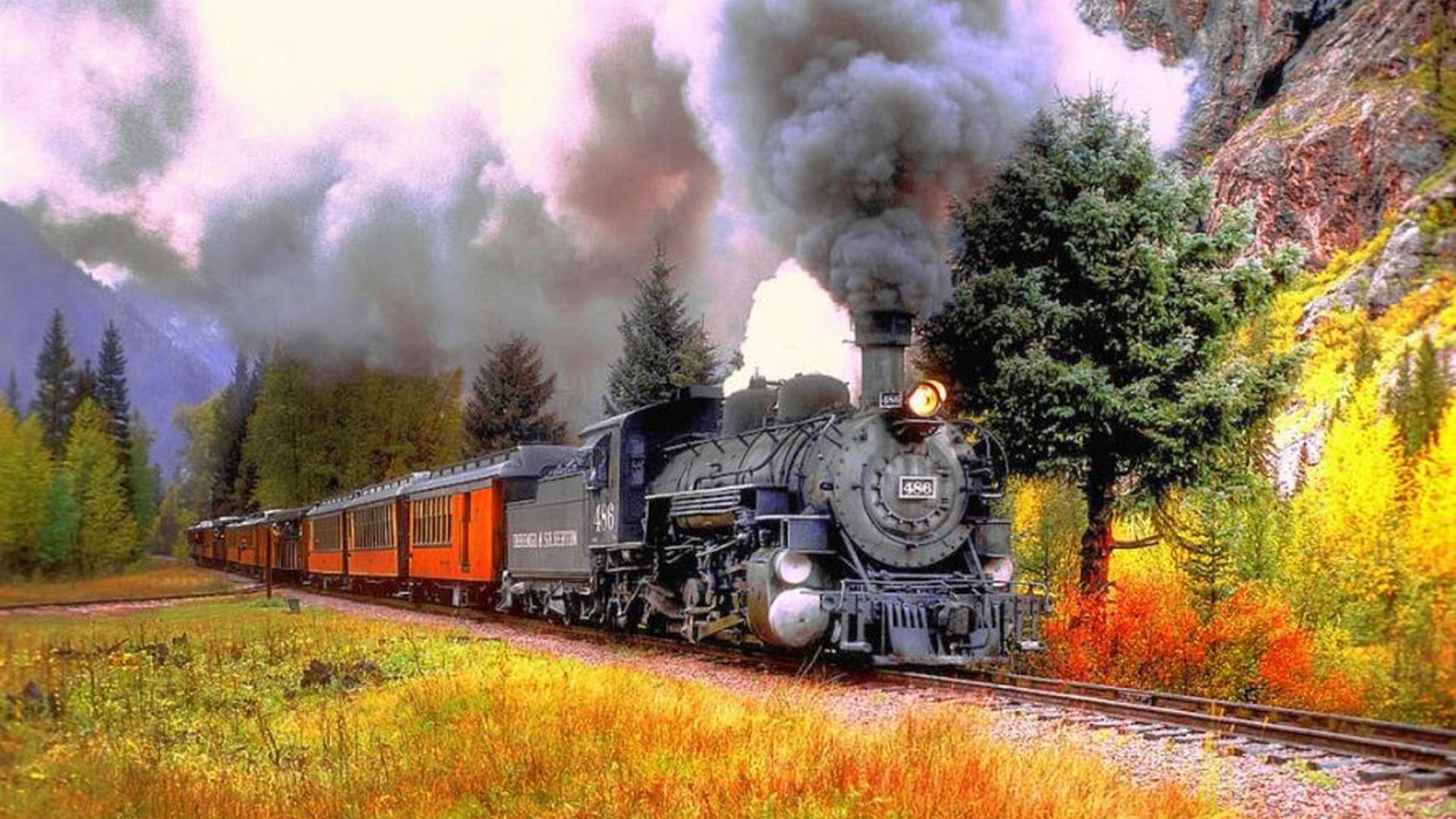 Autumn Train Trip >> HD Wallpaper, get it now!