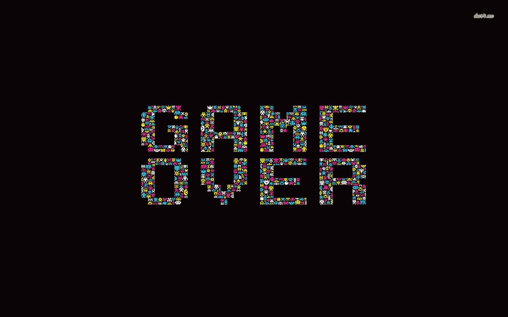 Game Over Pac-Man wallpaper - Game wallpapers - #46242
