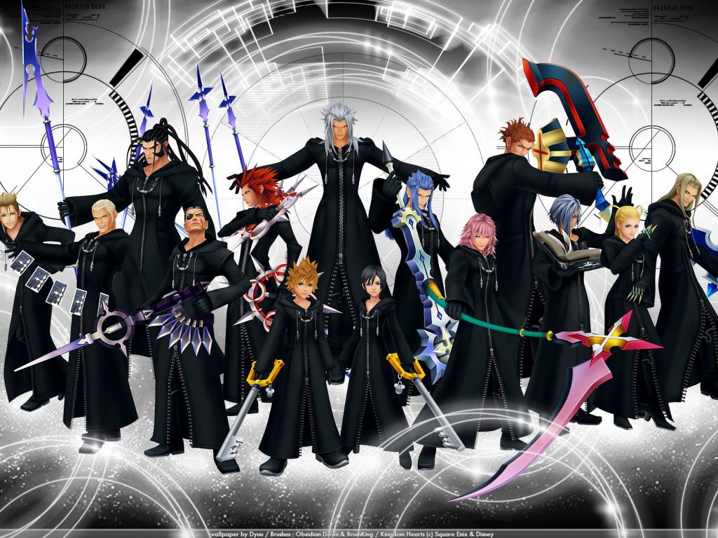 Wallpapers Anime Weapon Organization Xiii Kingdom Hearts And ...