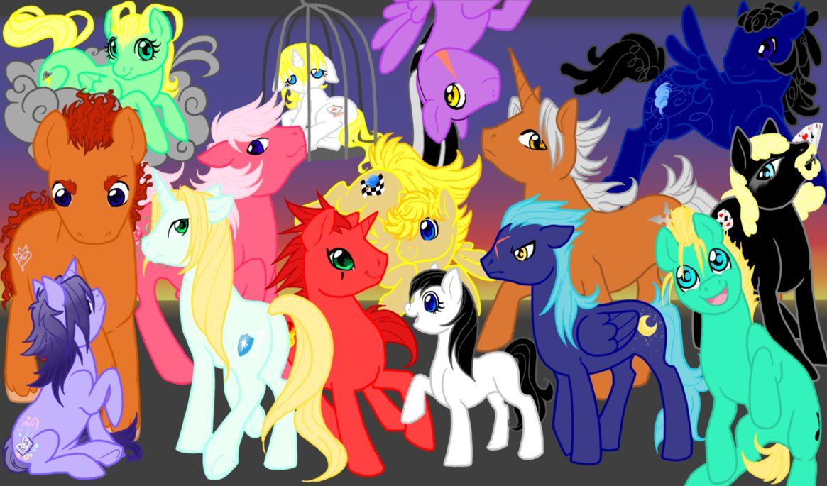 My Little Pony meets Organization XIII by SoraNoRyu on DeviantArt