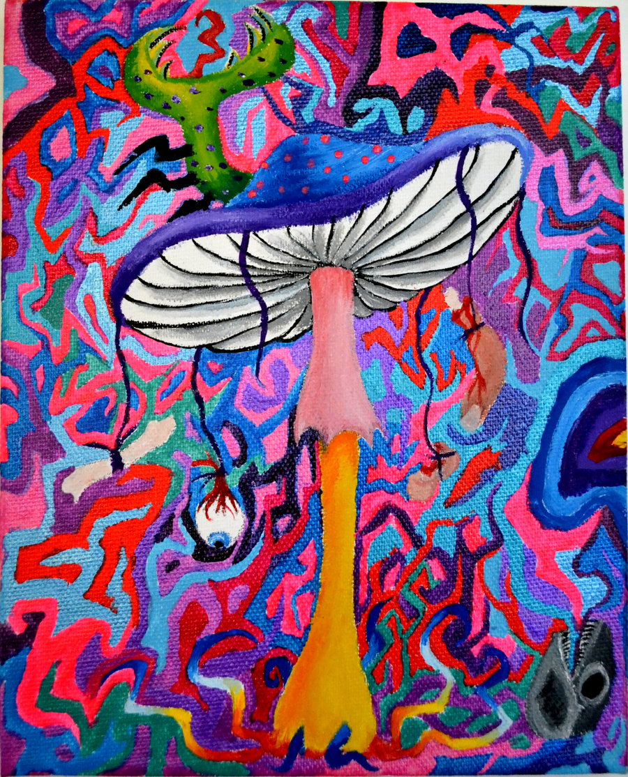 psychedelic mushroom by angelish-vero on DeviantArt