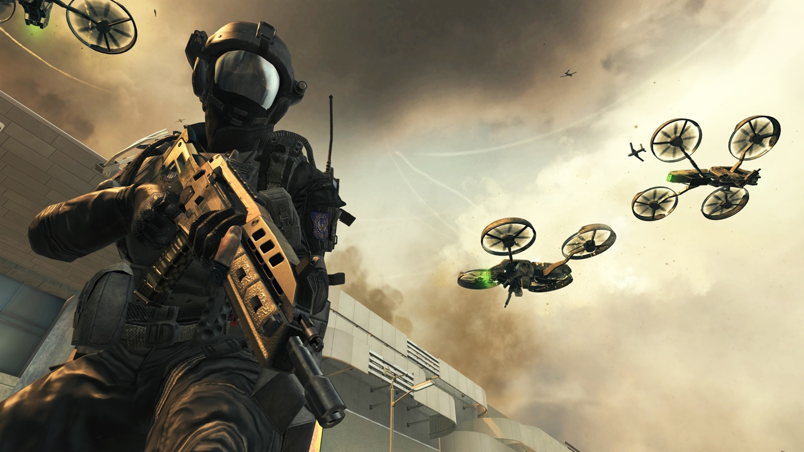 Download Wallpaper 2560x1440 Call of duty, Black ops 2, Game