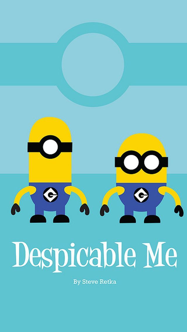Despicable Me Minion vintage Poster II iphone5 wallpaper - mobile9 ...