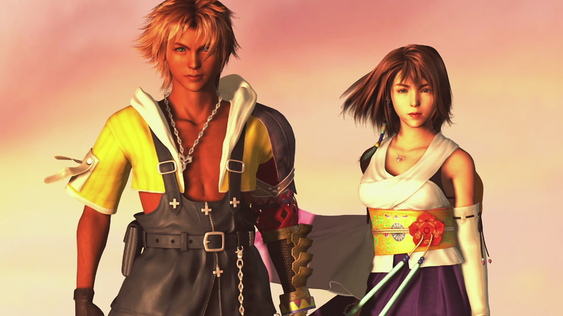 Image - Tidus Yuna Before Fighting Sin.png - Final Fantasy Wiki ...