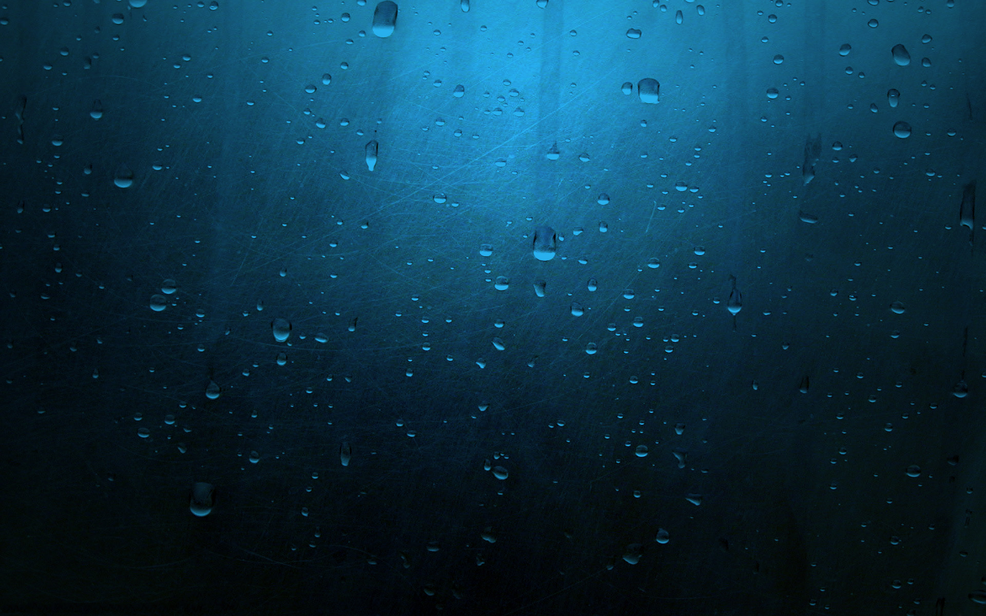 Condensation Blue Background