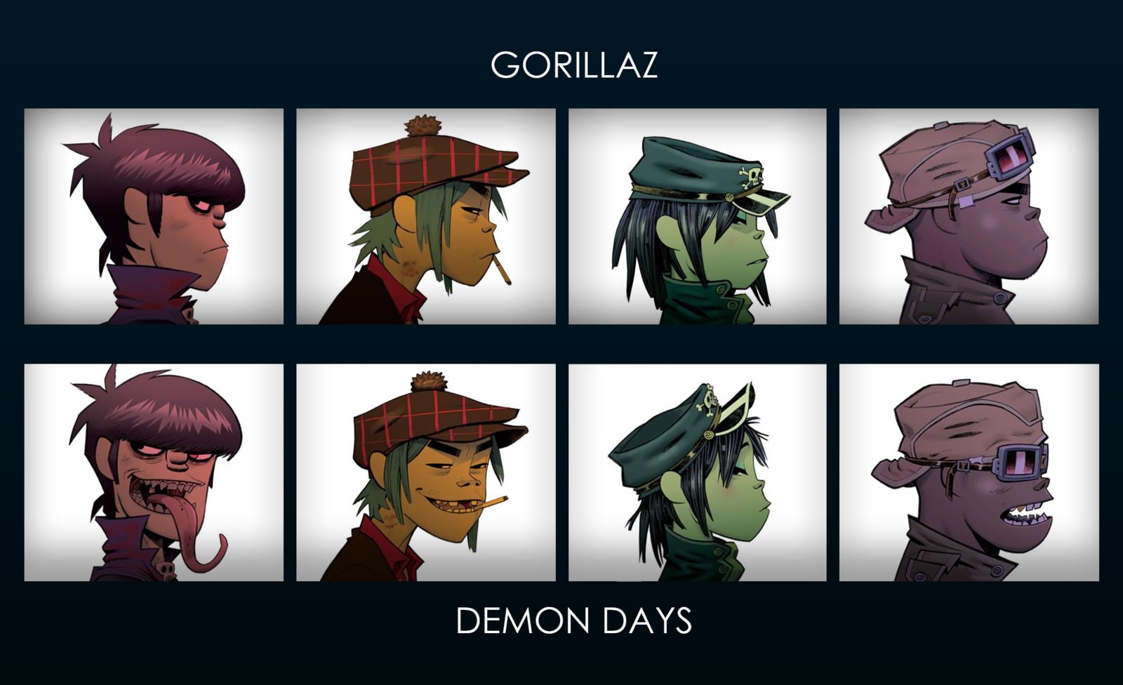 Demon Days- Gorillaz Wallpaper by KaryMetalRock on DeviantArt