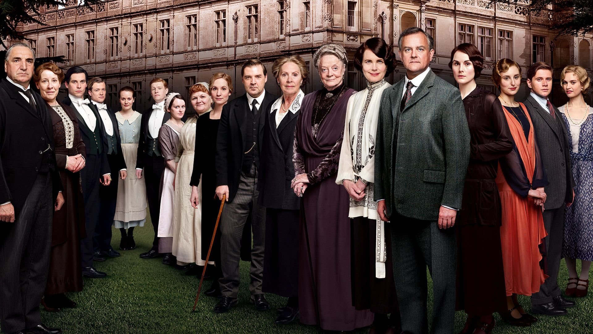 Downton Abbey 2014 TV Series Poster Wallpaper