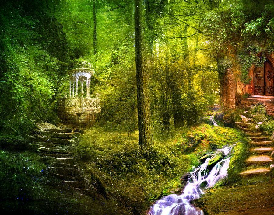Fairy Forest Backgrounds | The Art Mad Wallpapers