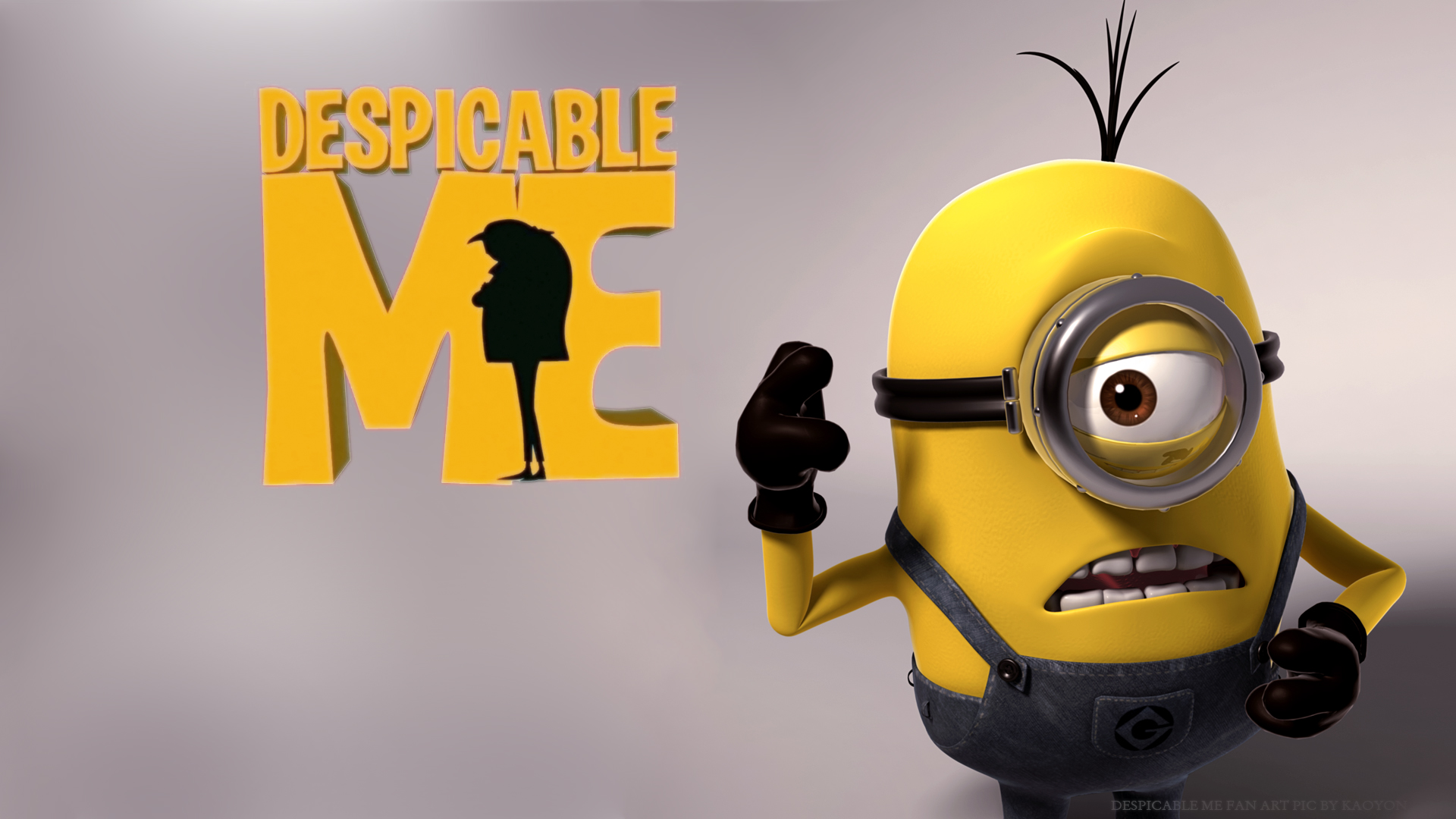 Minion, Of, Despicable, Me, , Lovely, Yellow, Movie For Kids ...