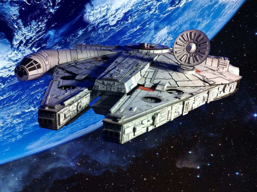 2560x1600  star wars millennium falcon minimalism spaceship wallpaper   Coolwallpapersme