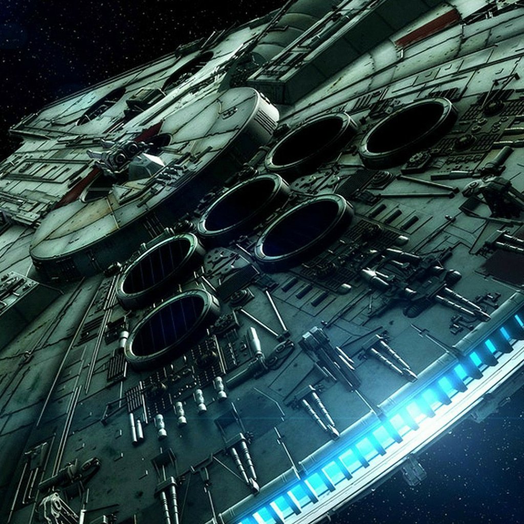 Star Wars - Millennium Falcon ipad wallpaper