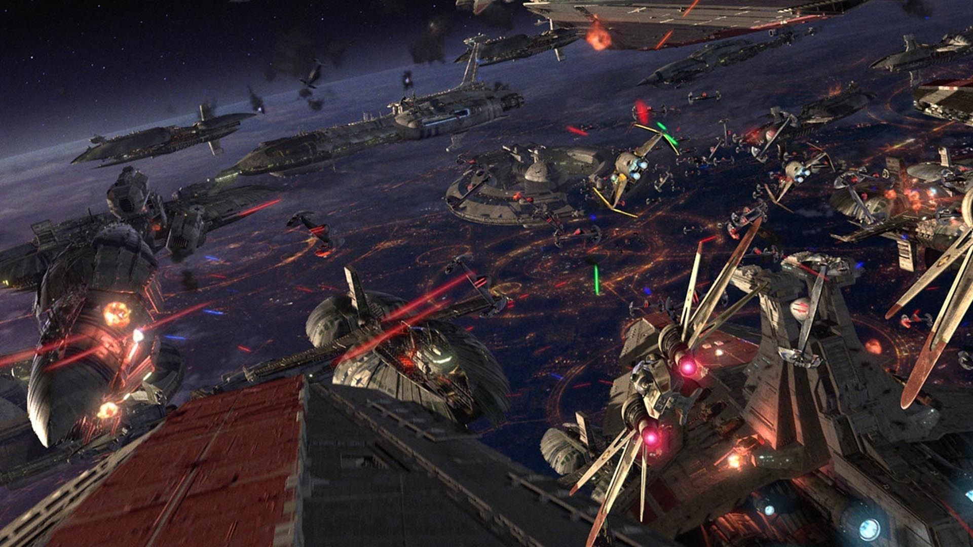 Star Wars Episode III Revenge of the Sith sci-fi battle spaceship ...