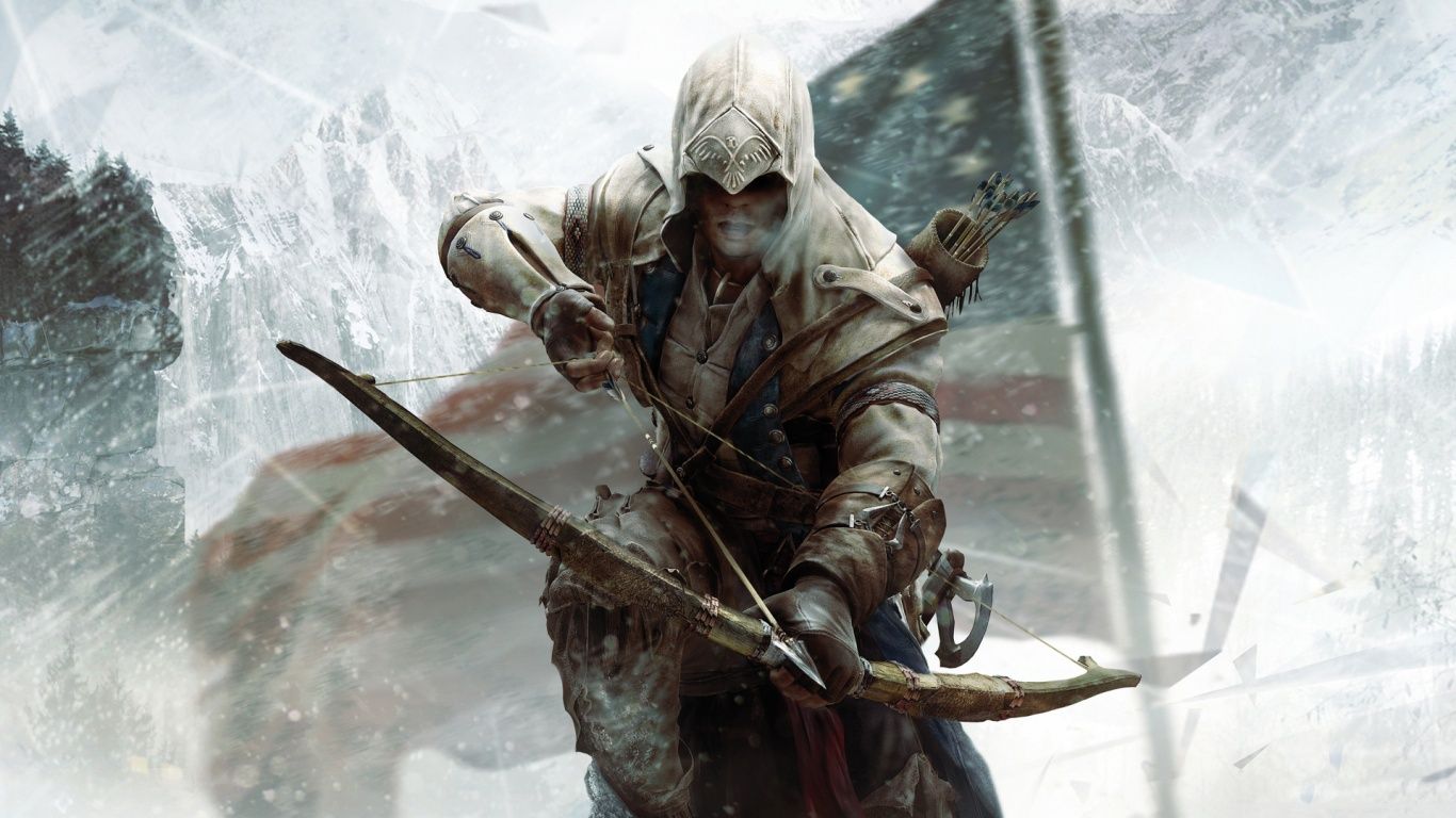 Assassins Creed 3 Connor Bow HD desktop wallpaper High resolution