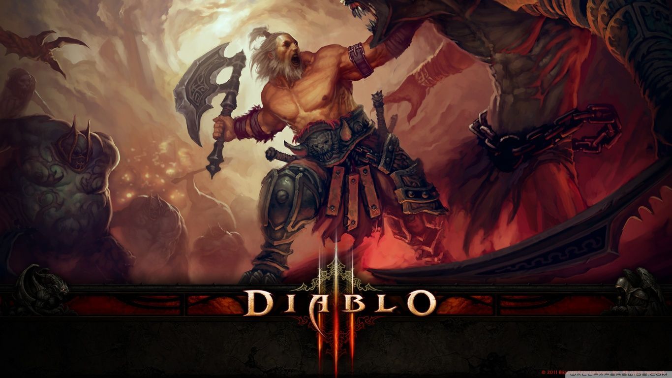 Diablo III Barbarian HD desktop wallpaper : High Definition ...