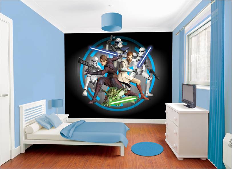 Walltastic Clone Wars Wallpaper Mural | Our Products | Shop Online ...