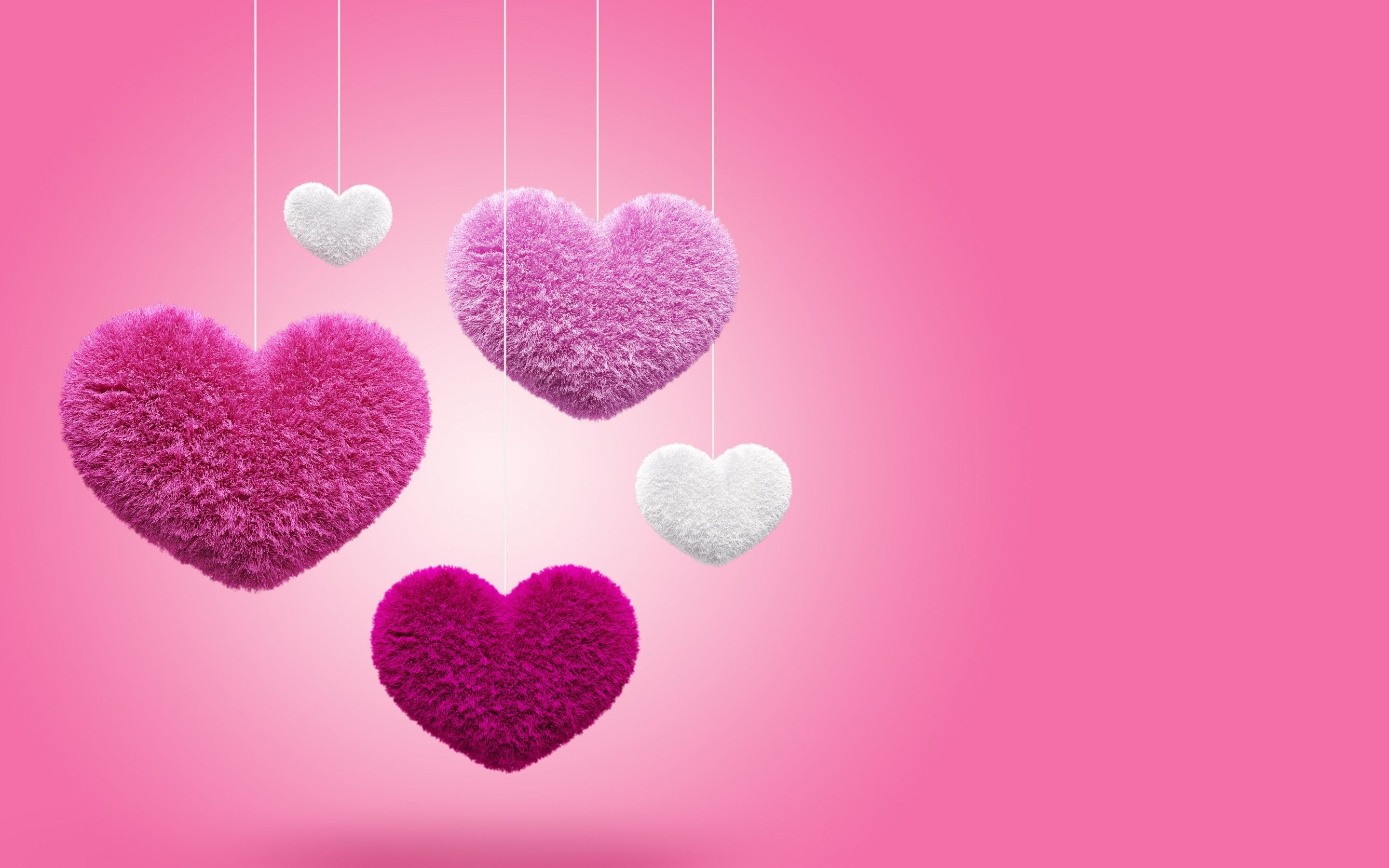 pink 3d hearts uhd wallpapers - Ultra High Definition Wallpapers ...