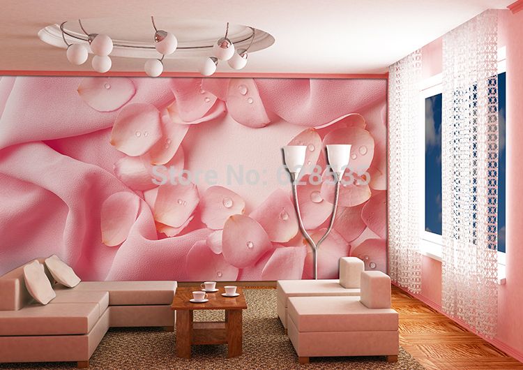 Compare Prices on Pink Rose Wallpapers- Online Shopping/Buy Low ...