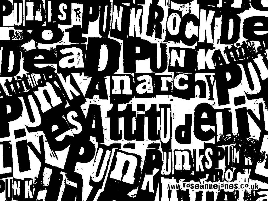 Punk Words Wallpaper - punk Wallpaper