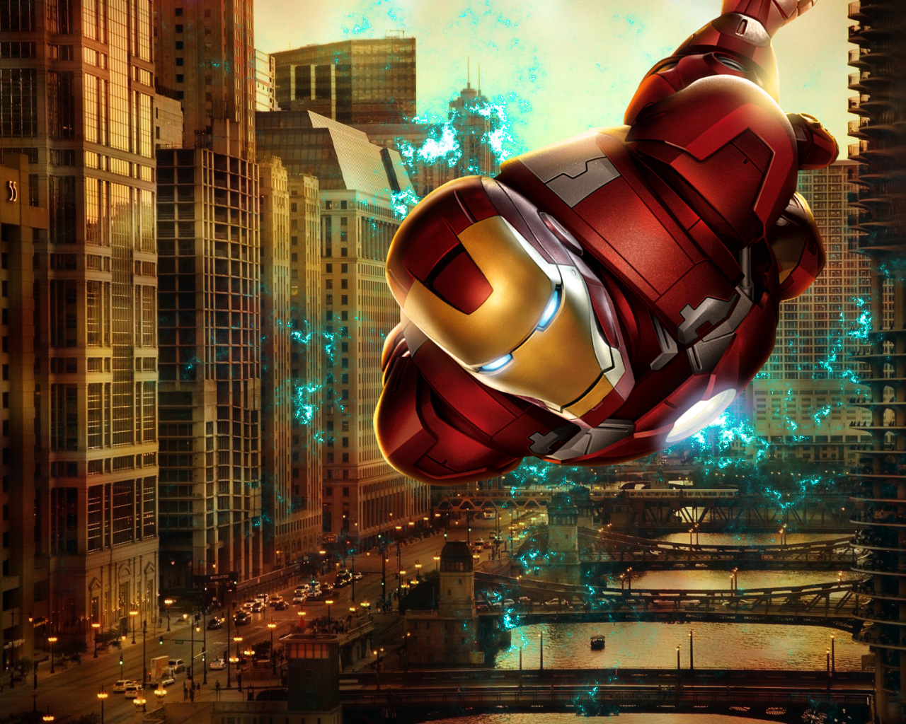 Iron Man 3 1280x1024 wallpaper