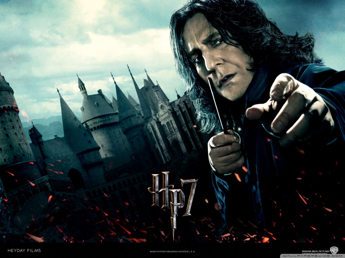 Harry Potter And The Deathly Hallows - Snape HD desktop wallpaper ...