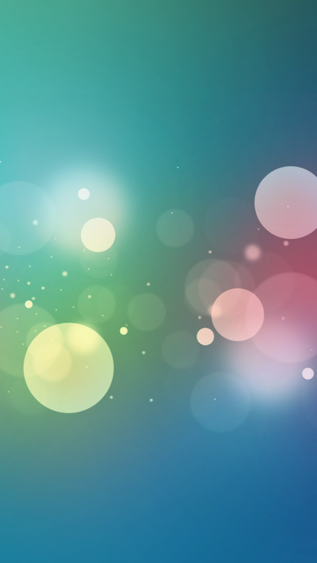 iPhone 5 wallpapers HD - Sweet White circle and light green ...