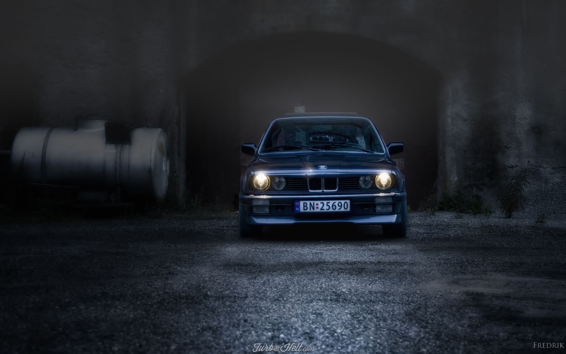 BMW E30 M3 Dark Blue Holy Drift - HD Car Wallpapers and Videos