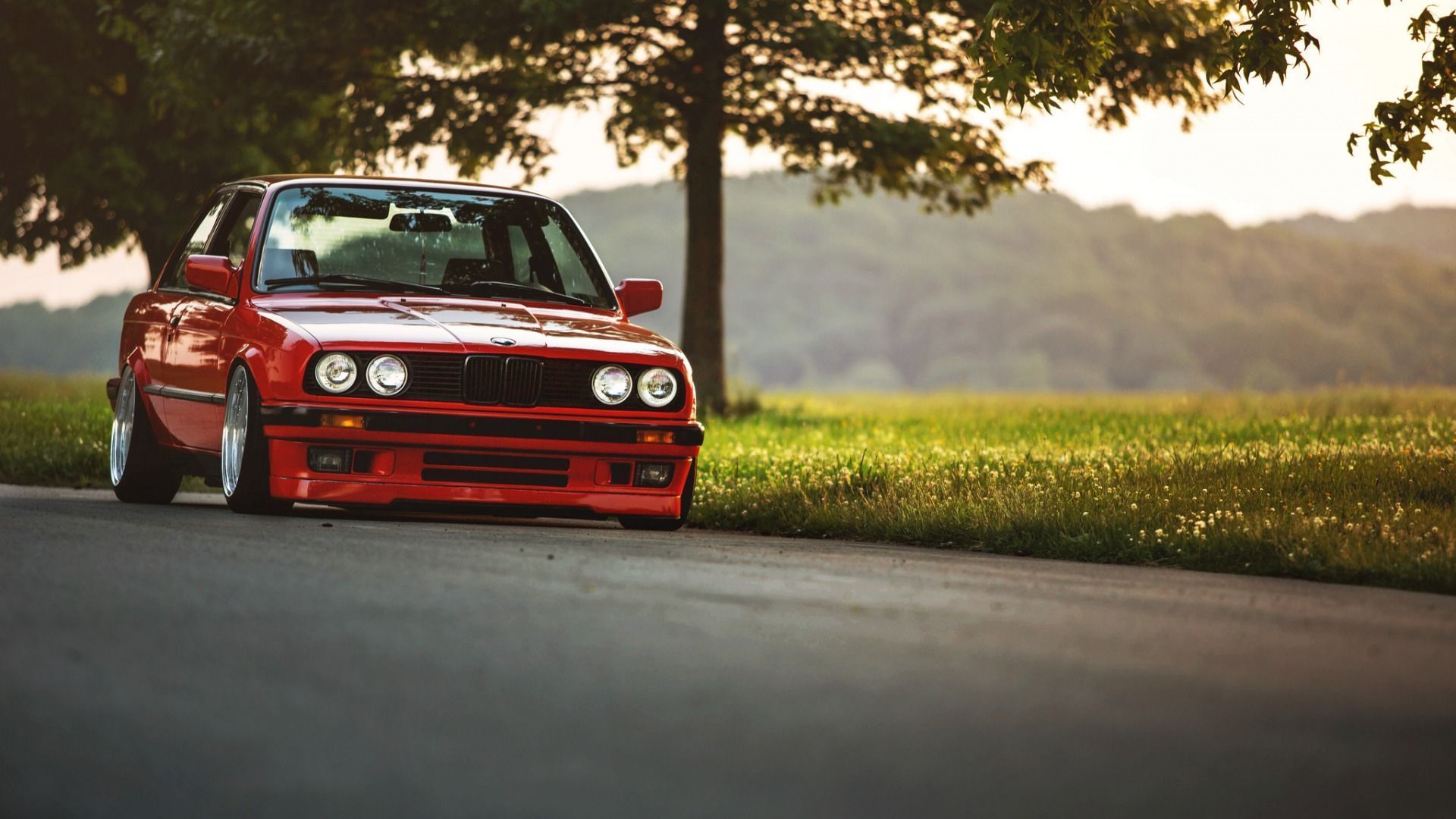 Download wallpaper bmw, e30, red, tuning, bmw, red, tuning, bmw