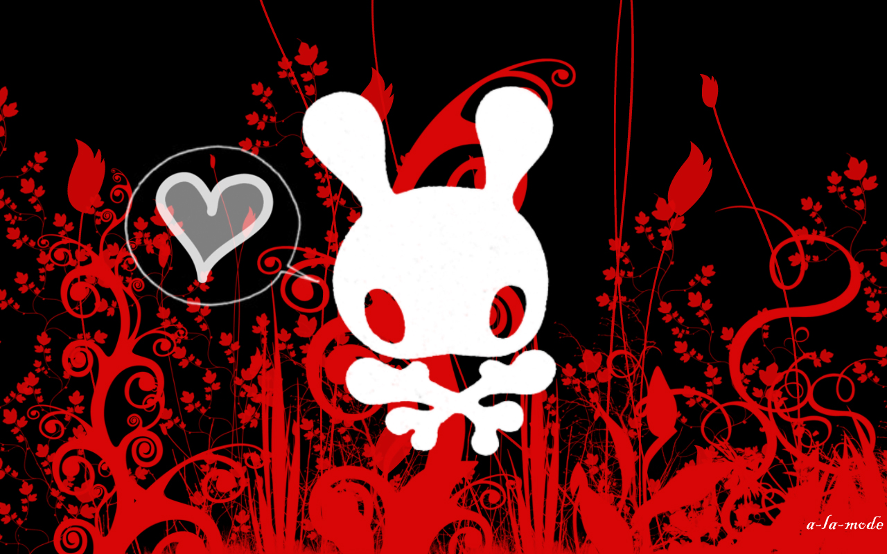 Dark Love Bunny by a-la-mode on DeviantArt