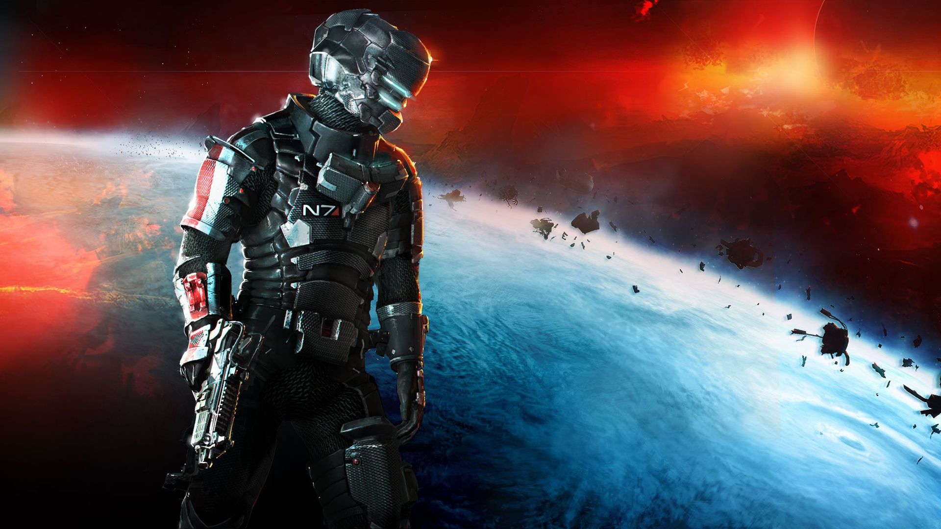 Dead Space 3 Mass Effect N7 Armor Wallpapers | HD Wallpapers