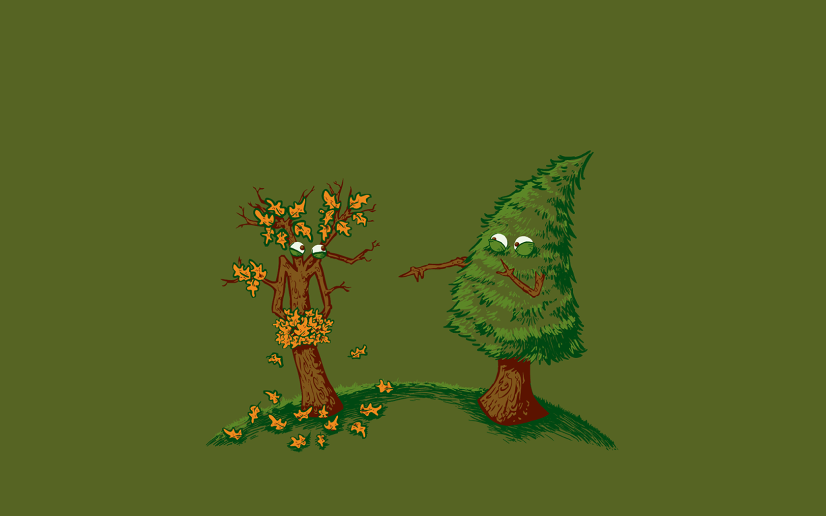 Comedy trees wallpaper - High Quality and Resolution