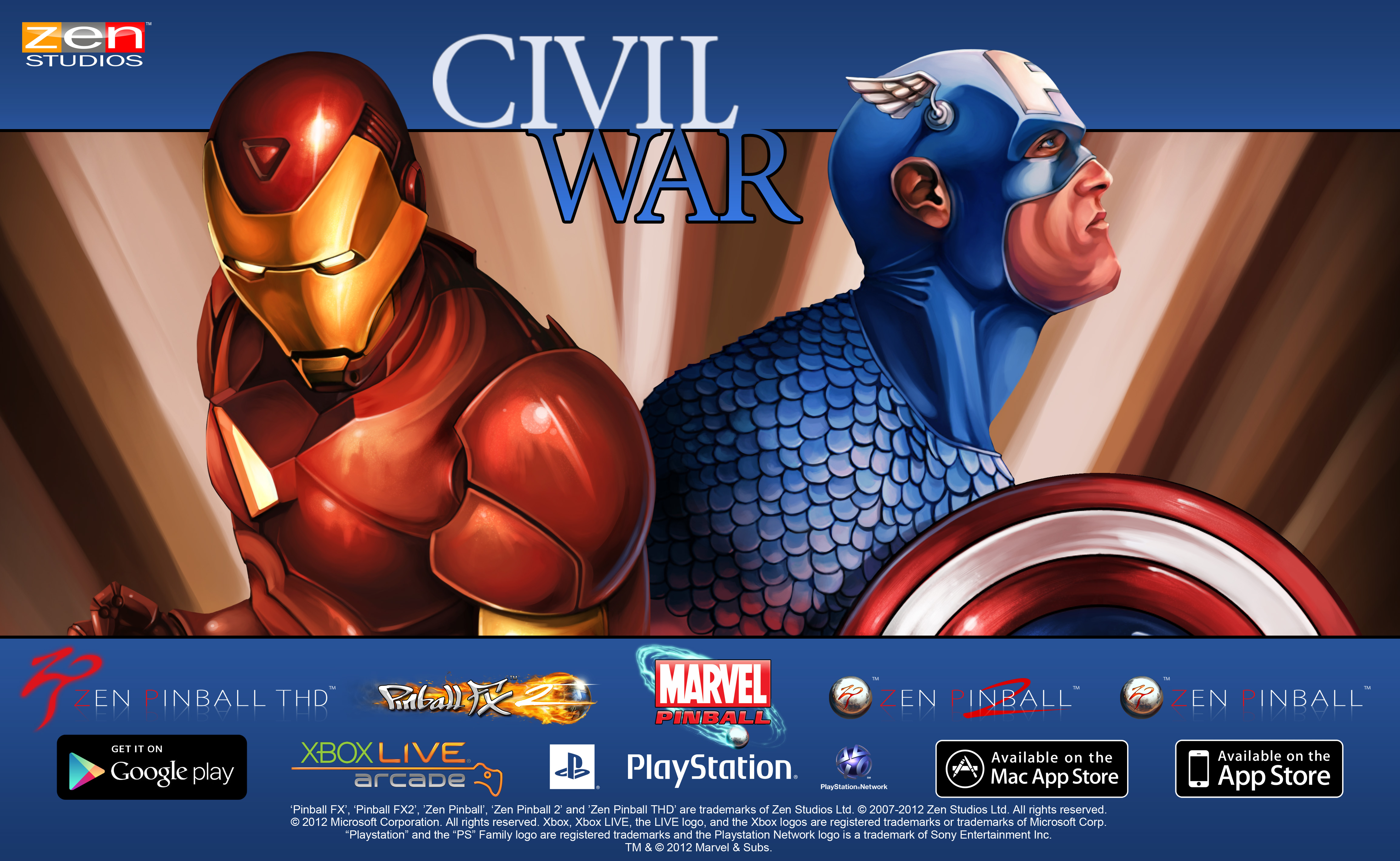 1 Marvel Pinball: Civil War HD Wallpapers | Backgrounds ...