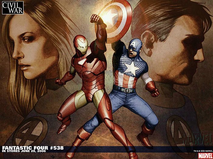 Civil War : Fantastic Four #538 - Marvel Comics Wallpaper 17 ...