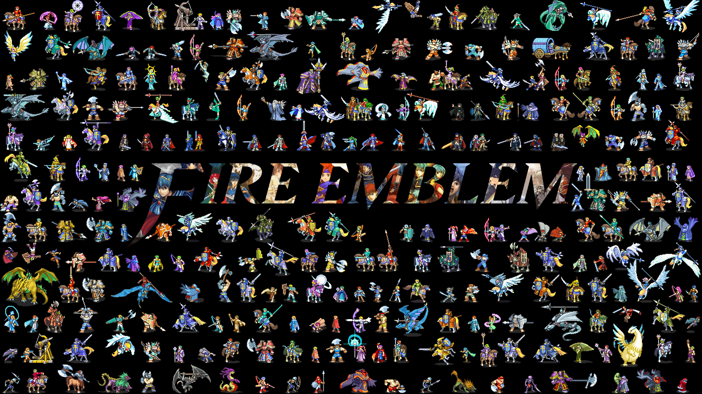 25th Anniversary Fire Emblem Wallpaper I made : fireemblem