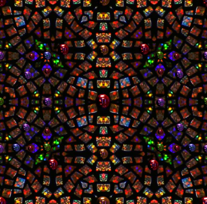 Stained Glass Inspired Mandala Backgrounds Free Background