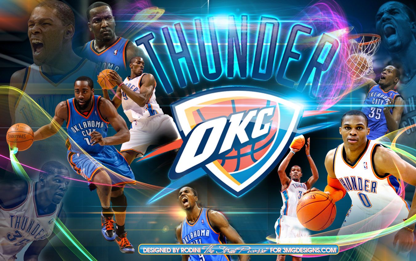 Oklahoma City Thunder 2012 HD NBA Wallpaper - Streetball