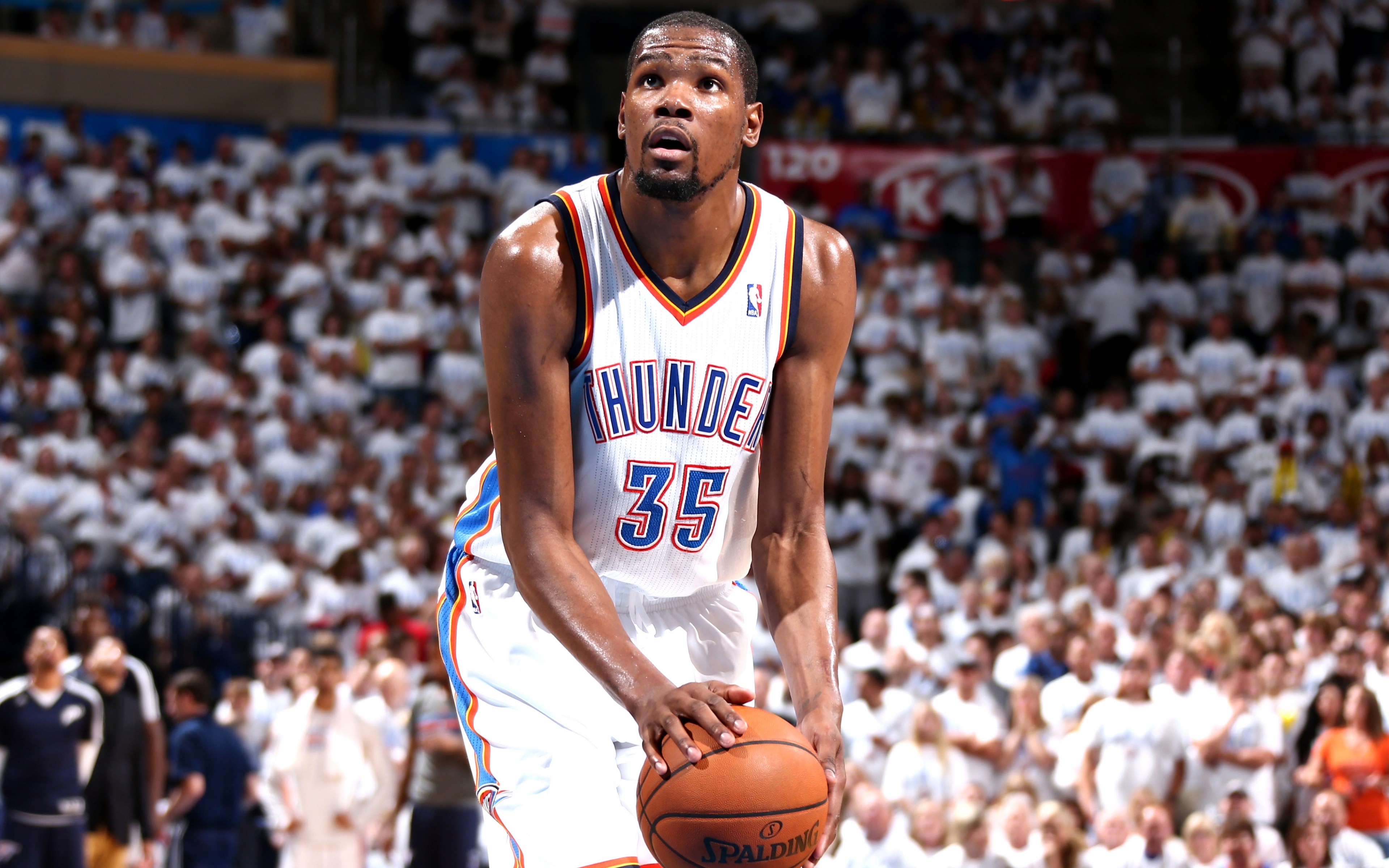 Download Wallpaper 3840x2400 Kevin durant, Basketball, Seattle ...