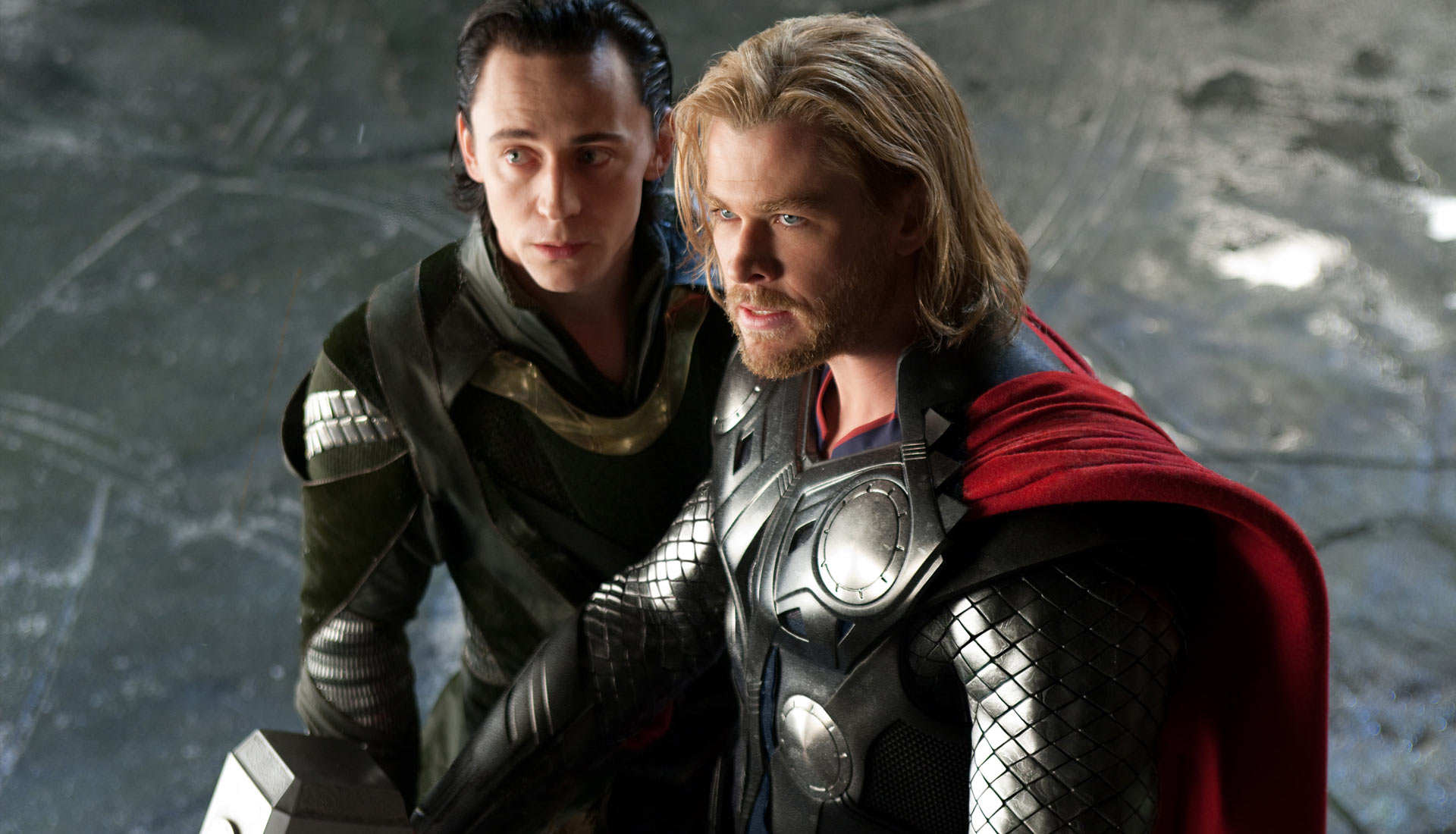 Loki and Thor in Asgard Movie Desktop Wallpaper
