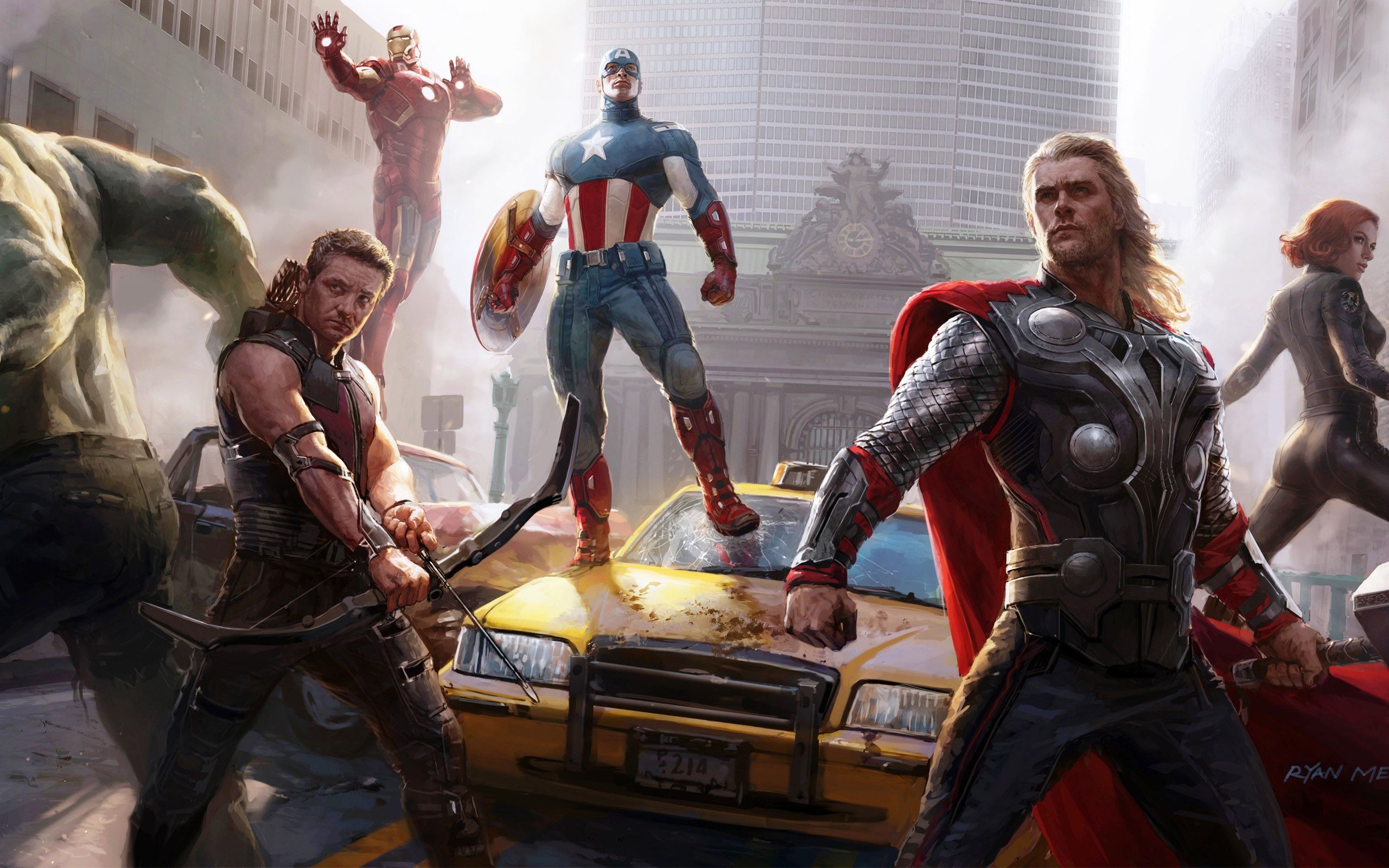 The Avengers Characters - Marvel HD Wallpaper
