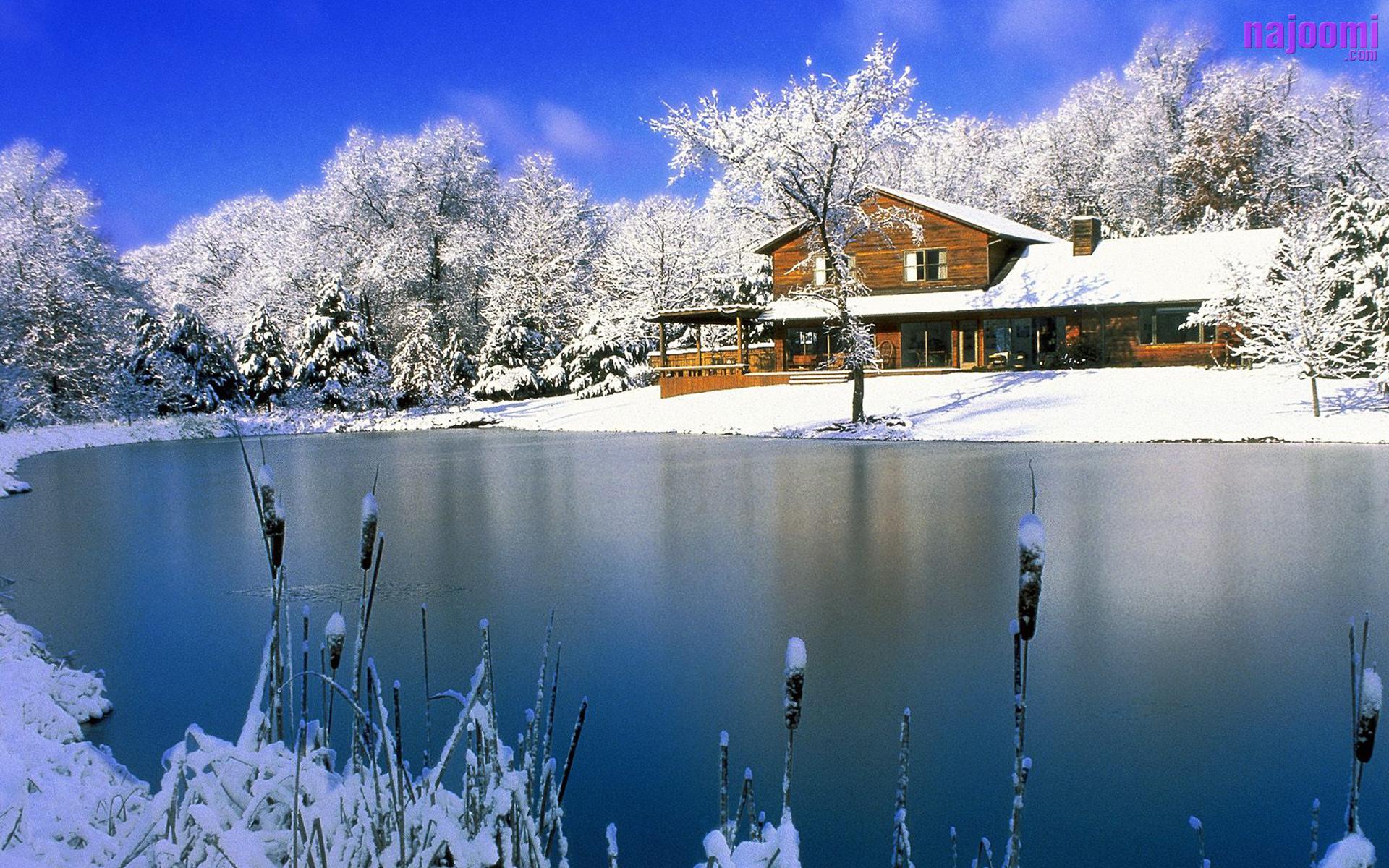 beautiful snow scenery wallpaper - images - tbwnz.com