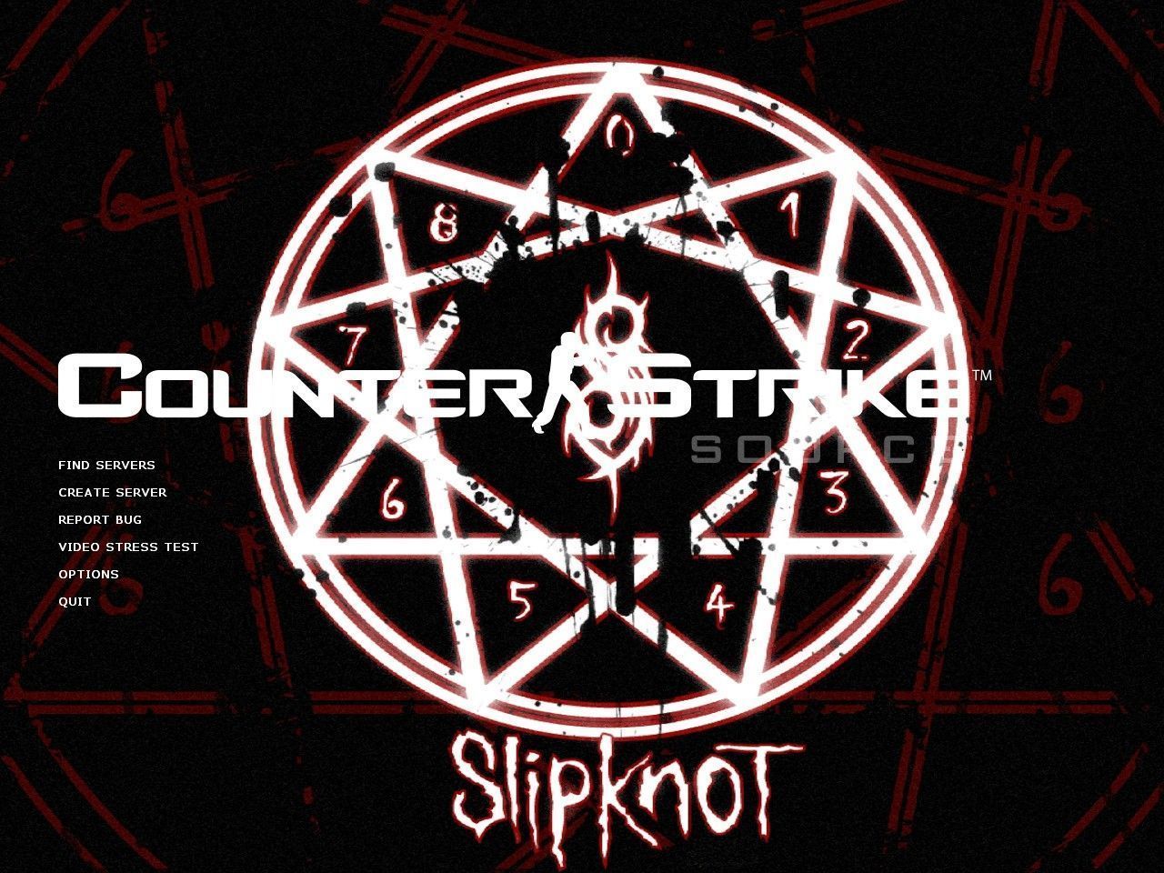 Slipknot CSS Background Counter Strike Source GUIs Menu