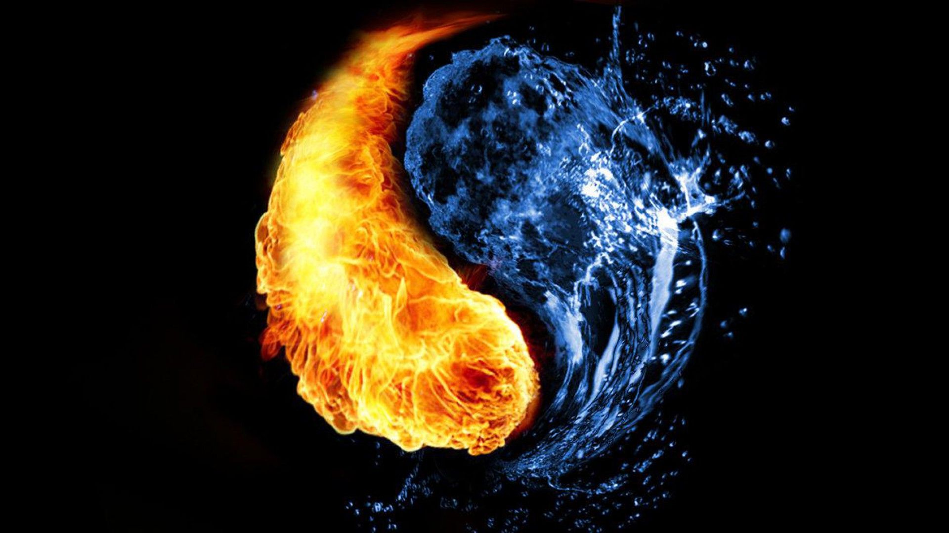Water And Fire Wallpaper Allpix.Club