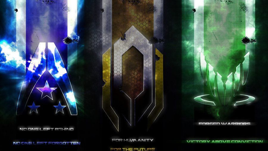 DeviantArt More Like Mass Effect Tri Emblem Wallpaper by aburame91